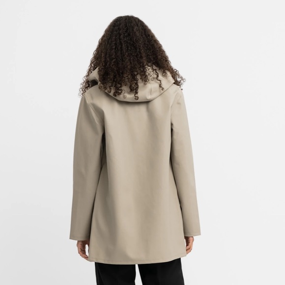 NWT - STUTTERHEIM Stockholm Rain Coat Jacket in POTATO XXXS - Picture 4 of 7